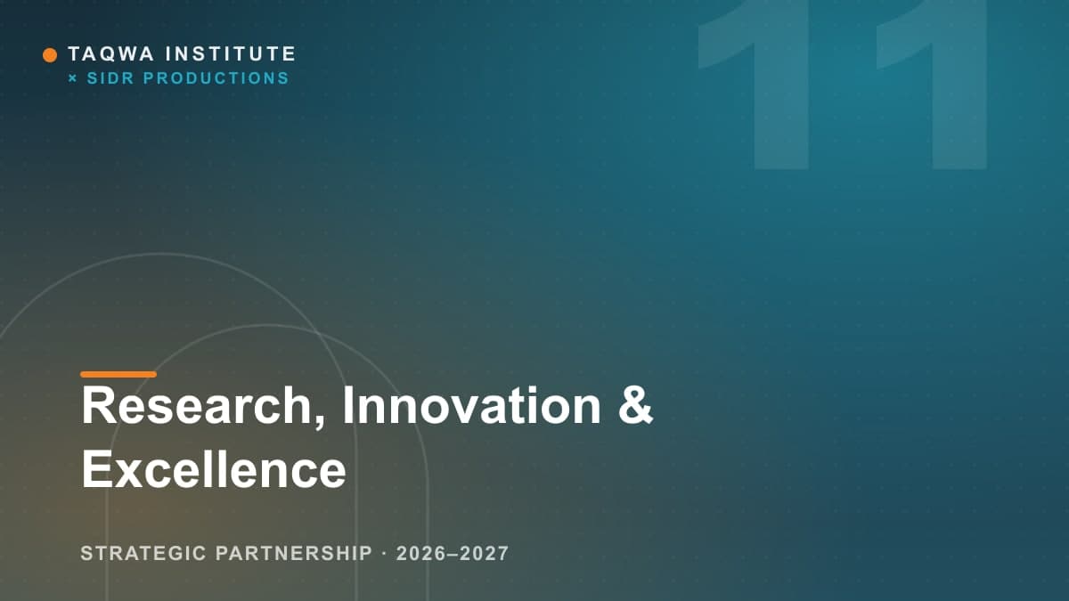 Research and Innovation Partnership to Advance Islamic Education
