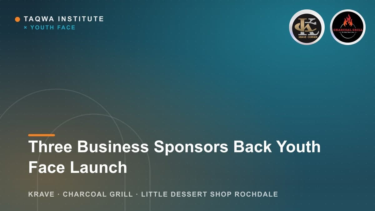 Three Business Sponsors Back Youth Face Launch